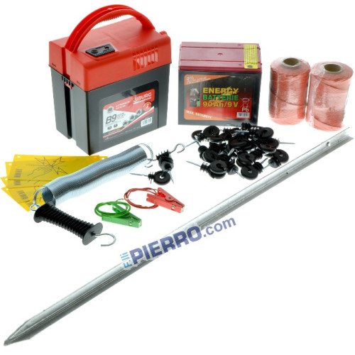 Kit Per Cancello Da Recinzione Elettrica Per Bestiame Completo Di Accessori